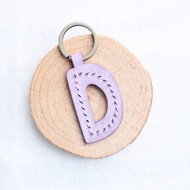 頭文字D字母鎖匙扣—白蠟皮組 好好縫 皮革材料包 鑰匙圈 意大利