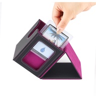 TCG Deck Box/TCG storage Box Vertical PU Box Multifunctional Card Hard Card Film Creative Separate C
