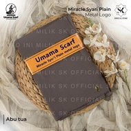 Jilbab Segi Empat Voal Miracle Syari Umama Scarf Syari Hijab S4 Polos Kerudung Seragaman ukuran 130