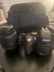 Nikon D5100 單鏡反光相機連鏡頭及袋