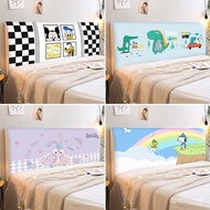 Stella Lau Cute Cartoon Bed Head Cover Snoopy Bed Headboard Cober Elastic Fabric Bed Frame Cover For Single Bed/Queen Bed