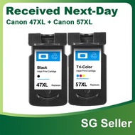 Canon 47 57 Cartridge 47XL 57XL Ink Cartridge Compatible for Canon E3370 E3470 E400 E410 E417