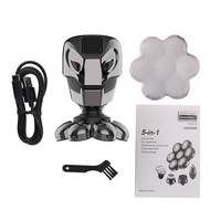 new 5 IN 1 4D Mens Rechargeable Bald Head Electric Shaver 7 Floating Cutter Beard Nose Ear Hair Trim