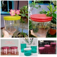 toples kristal murah jolly keeper 1,7L Tupperware magenta merah hijau