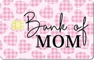 CREATCABIN Pink Heart Card Skin Sticker, Debit Credit Card Skins, Mother's Day Gifts, Cover, Persona