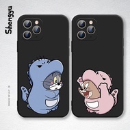 Casing Oppo Reno 10x zoom 7 6 5 4 3 2 Pro Z F 5G Tom and Jerry couple-3 Square Phone Case Soft TPU Cover