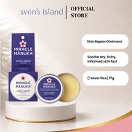 SVEN'S ISLAND Miracle Manuka Skin Repair Ointment - Flare Relief Balm for Dry, Itchy Skin -(Travel S