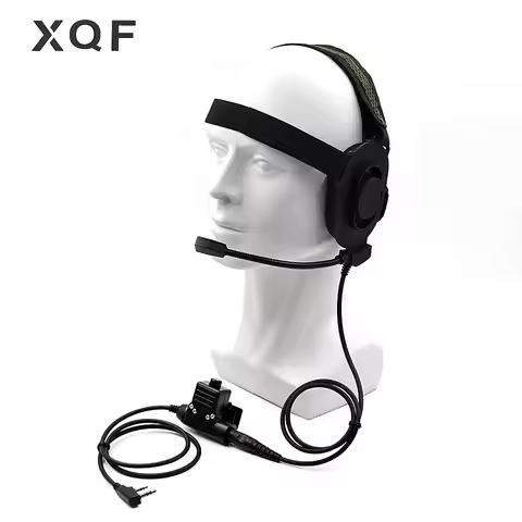Tactical Bowman Elite II Headset Earpiece U94 PTT for Kenwood Baofeng UV-5R AR152 UV21 PRO BF888S Po