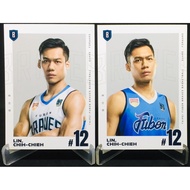 Lin Zhijie Fubon Warriors Player Card Home+Away A Set Of 2 Pieces 006.021 2019-20 P. LEAGUE+