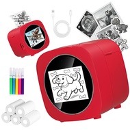 Kids Ai Art Printer Voice Controlled Drawing Generator 6 Art Styles Portable Instant Print Kids Gift