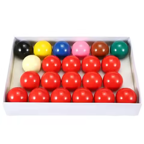 Standard Size Economic Mix Color Snooker & Billiard Balls 52.4mm Pool Table Accessories
