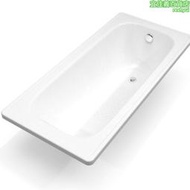 TXHR單衛生間大成人鋼板陶瓷搪瓷釉浴缸家用小戶型鑲嵌入式浴盆