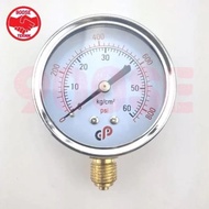 Pressure Gauge CP Menometer Boiler Steam Iron 4 6 10 16 25 60 BAR PSI KG / Pressure Measuring Tool