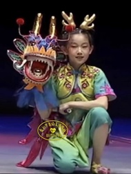 New Years Day Children Dance Dragon Descendant Costume Childrens Boys and Girls Spring Festival Gala