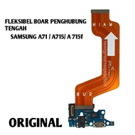 Flexible UI samsung A71 board connector + charging board original A715/, replacement charger board c