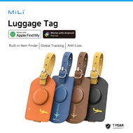 MiLi Luggage Tag Built-in MiTag Duo Smart Tracker Anti-Loss Simple Bold Design For Suitcase & Bags