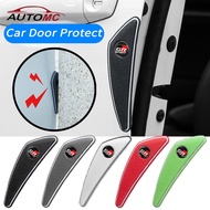 4Pcs Toyota GR Car Door Side Guard Protector Cover Car Bumper Anti-Collision Strip Sticker Car Door 