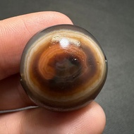 [Taiwan Dzi Beads] Taiwan to Pure Craftsmanship Lao Lu Premium Cinnabar Sheep Eye Dzi Beads Size: 24