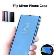Flip Mirror Casing Cover For Apple iPhone 16e 15 16 Pro Max / Plus i15+ i16+ i15 i16 pro max Full Pr