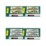 Suzuki VS150 / VS180 (Chrome/Gold Chrome) Sticker Cutting Overlapping Designs #oldschool #retro #suz