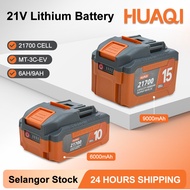 HUAQI MT 21700 Bateri 9Ah Large Capacity Rechargeable Battery 21V Lithium battery for Makita battery