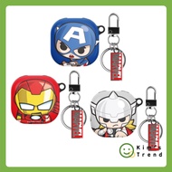 [Marvel] Galaxy BUDS 2/BUDS LIVE/BUDS PRO Case Cover Hard Type With Key ring (Captain America, Iron Man, Thor)