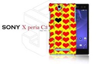 【傑克小舖】Sony Xperia C3 D2533 自拍神器 背蓋 保護殼 手機殼 彩繪 個性化 日本 塗鴉 搖滾 Hide FERNANDES YELLOW HEART