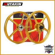 ❅ ◊ ╯ MUTAKIN Mags 522 For Honda Wave125 XRM125 Front Disc 1.4*17 4 Holes Rear Drum 1.4*17