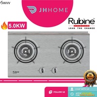 Infrared gas stove Dapur gas butterfly Dapur gas infrared ♫Rubine 5kW 2 Burner Safety Valve Stainless Steel Gas Stove Gl