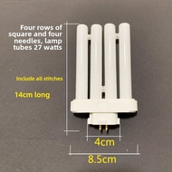 U-Shaped Fluorescent Energy-Saving Bulb Eye Protection Lamp Tube 4-Pin Led Tricolor H-Type Lamp Tube