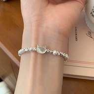 Sweet Cat Shell Bracelet, Minimalist Handmade Beaded BFF Bracelet