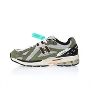 Retro versatile men's and women's sports casual shoes_New_Balance_M1906Dv2 "Mossy" series, retro dad style casual sports jogging shoes "deconstructed suede green moss gray black. This is a unisex jogging shoe, fashionable sports shoes
