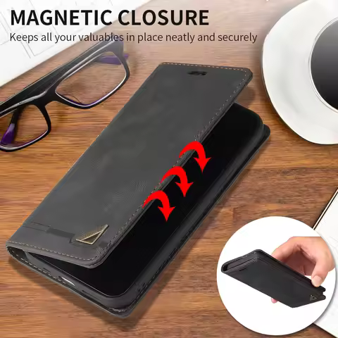 Leather Wallet Case For Samsung Galaxy M02s M04 M10 M11 M12 M13 M14 M22 M23 M31 M31s M32 M51 M62 J3 