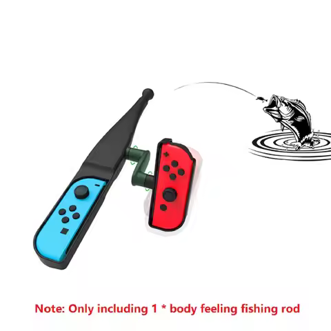 Fishing Rod for NS Switch Joy-Con Accessories Fishing Game Kit for Switch Joy-Con Console Controller