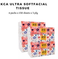 KCA Ultra Soft Facial Tissue 130s x 3ply x 4 pack [ Ready Stock ]