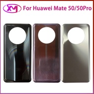 Back Housing Cover For Huawei Mate 50 Battery Cover Rear Door Case Replacement Parts For Huawei Mate50 Pro With Camera Lens+Logo