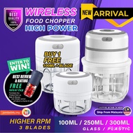 【READY STOCK)】Mini Electric Garlic Masher Kitchen Grinder Speedy Chopper Choper Coper Chooper Blende