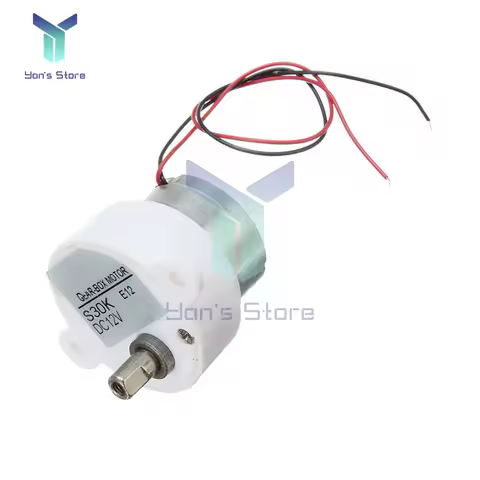 S30K 2 Wire Geared motor DC motor 12V 7.5RPM 14RPM Electric Gear motor high torque reduction motors 