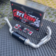 Yamaha Tracer 9 GT+ Full Systemknalpot Triton Exhaust Tracer 9 GT Plus