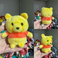 日本絕版中古迪士尼小熊維尼 維尼熊 Pooh Winnie the Pooh依喲屹耳Eeyore 小豬Piglet跳跳虎Tigger小鼻嘎毛絨公仔吊飾掛件扣針。鋼牙與大鼻奇奇 Chip n Dale 