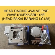 HEAD RACING LEO THAILAND 19/22 20/23 22/25 24/27 25/28 4VALVE LC135 PNP WAVE125 EX5 DREAM SRL115FI INTAKE &amp; TIMING GEAR