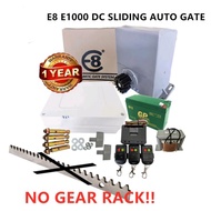 E8 E1000 DC Sliding Auto gate (WITHOUT GEAR RACK)