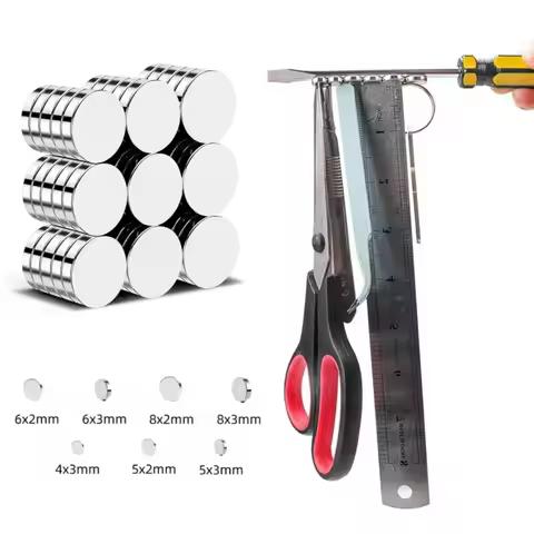 Strong Round Magnets for Fridge, DIY, Projects, Science, Office 4x2 4x3 5x2 5x3 8x2 8x3