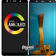 jual lcd touchscreen samsung a750 a7 2018 super amoled ori