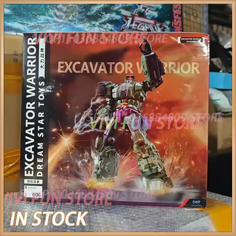 In Stock DST Scavenger Deformation Model Toys Devastator Dream Star Toys Devastator DST06 EXCAVATOR 