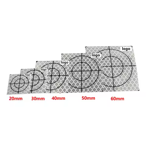 100pcs Reflector Sheet For Leica Total Station Geography White Target Sheet Reflective Sticker 20/30