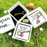 [baipeston] 1 Set Romantic Anniversary Valentine's Day Surprise Gift Open Me Key Gift Box For Her Hi