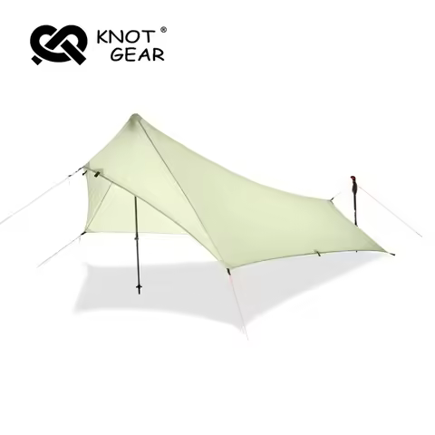 Knot XunShan Outdoor Camping Tarp Ultralight Portable Mini Single Player Without Pole Tent 20D Nylon