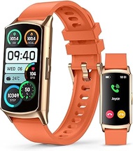 Smart Watch Fitness Tracker (Answer/Make Calls), 1.58" AMOLED Display, 24/7 Heart Rate Blood Oxygen Blood Pressure Sleep Monitor, 114+ Sports Modes Waterproof Smartwatch for Android iPhone Women Men