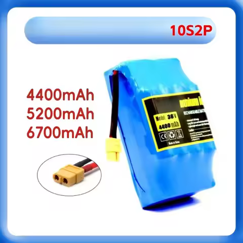 10s2p 4400mAh Scooter Battery Replacement 36v Electric Twist Bike Battery 36v 4.4Ah Rechargeable End